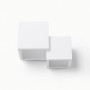 Applique da parete in gesso "Cube" - 2 x G9 | lampade da parete