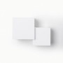 Applique da parete in gesso "Cube" - 2 x G9 | lampade da parete