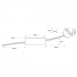 Chip LED CREE da 2W - Ricambio: B263 "Gota" e B258 "Olive"