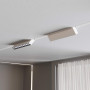 Faretto lineare orientabile per guida magnetica 48V- 12W - 4000K - Chip OSRAM - UGR18 - Bianco | illuminazione a binario design