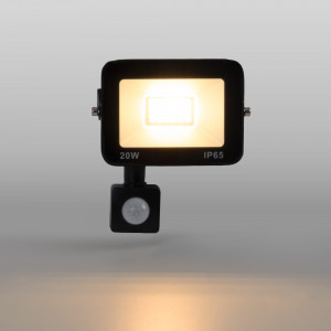 Faro LED esterno con sensore di movimento PIR - 20W - IP65 | fari led con sensore di movimento