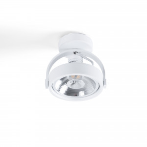 Faretto da soffitto orientabile "IRIS" + Lampadina AR111 GU10 | faretti led soffitto