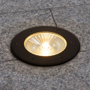 Segnapassi da esterno LED 18W - 100-240V - IP67 - Ø15cm - 30º | faretto led incasso