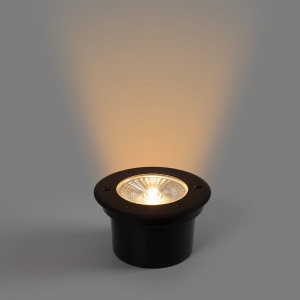 Faro di terra a LED per esterni 18W - 12V DC - IP67 - Ø15cm - 30º.