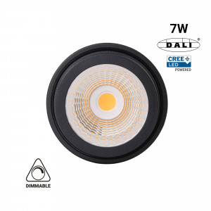 Modulo LED 7W per anello downlight MR16/GU10 - Dimmerazione DALI - 45º - CRI 90