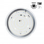 Plafoniera LED a tenuta stagna / Luce di emergenza - CCT - Potenza regolabile 12W-16W - Ø31cm - IP65