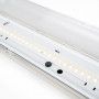 Plafoniera stagna LED/ Luce di emergenza - CCT - 120cm - Collegabile - 40W - IP65