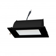 Faretto LED rettangolare orientabile - CCT 60W - Nero - 100° Driver LIFUD