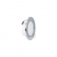 Kit downlight LED per esterni 5W - IP65 - 4000K + anello intercambiabile - TRIAC dimmerabile - Ø68mm