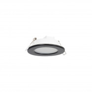 Kit downlight LED per esterni 5W - IP65 - 3000K + anello intercambiabile - TRIAC dimmerabile - Ø68mm