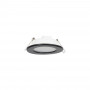 Kit downlight LED per esterni 5W - IP65 - 3000K + anello intercambiabile - TRIAC dimmerabile - Ø68mm