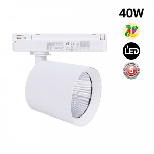 Faretto a binario LED monofase da 40W - Negozi di frutta e verdura