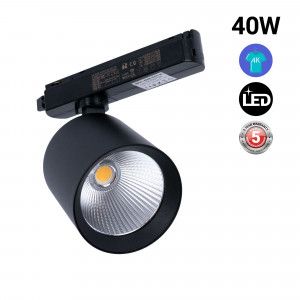 Faretto a binario LED monofase da 40W - Moda e retail