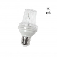 Lampadina LED con effetto stroboscopico E27 - 2W - IP65