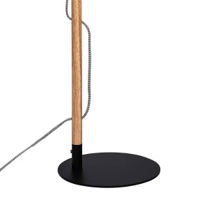 Houten vloerlamp "NATURAL WOOD".