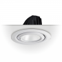 48W ronde LED inbouwdownlight, kantelbaar