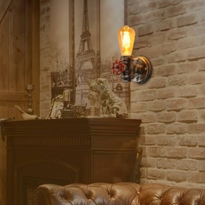 Wandlamp vintage pijp E27