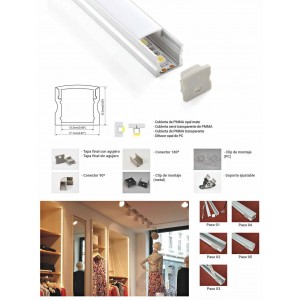 Aluminium profiel voor LED strip