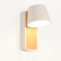 Houten wandlamp