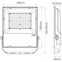 Buiten LED schijnwerper 100W RGB+CCT | MI LIGHT