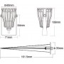 6W RGB+CCT LED tuinspot met spike : Mi Light