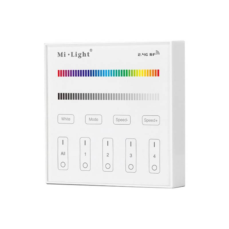 RGB en RGBW 4-zone afstandsbediening | Mi Light