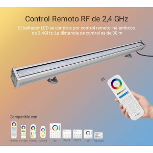 LED Wall Washer RGB+CCT 48W RF/WiFi-bediening | Mi Light