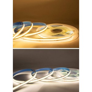 COB LED Strip 24V-DC 12W/m IP20 10mm - Rol van 10 meter