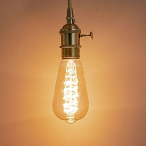 Retro LED gloeilamp ST64 4W vintage Edison E27 dimbaar