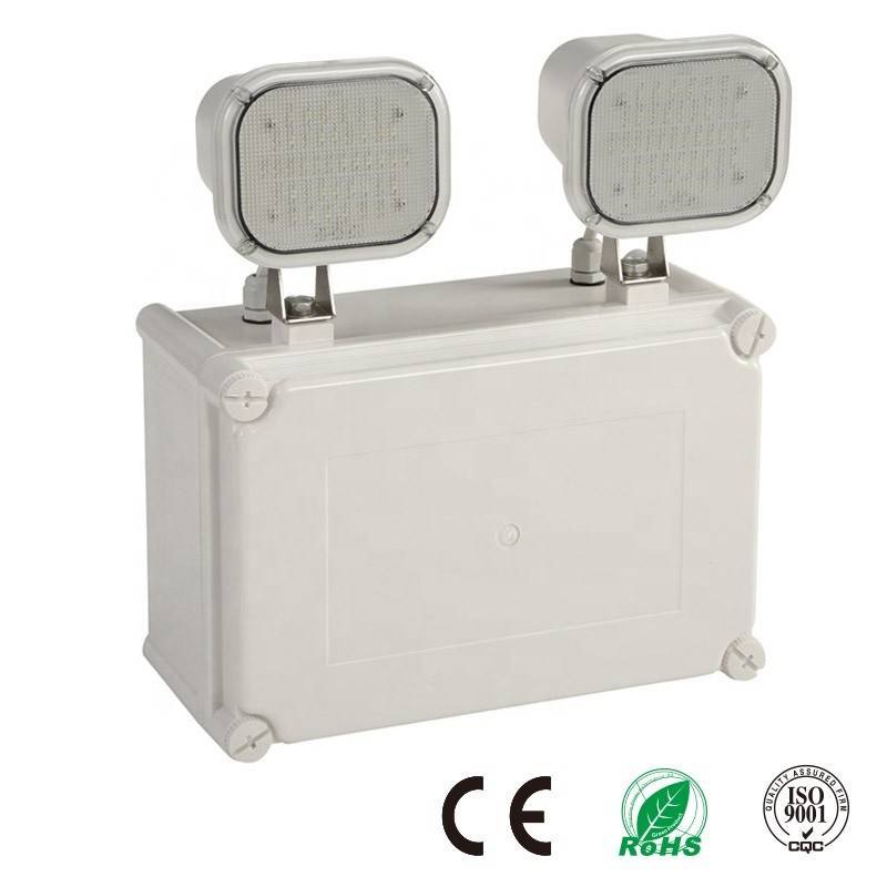 Industriële LED Noodverlichting Dubbel 2x6W IP65