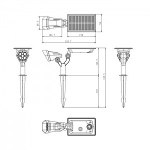 Afmetingen LED spot