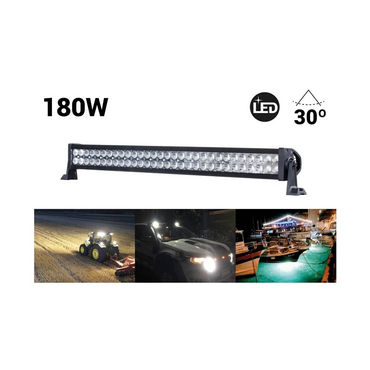 4x4 LED-bar, off-road 180W