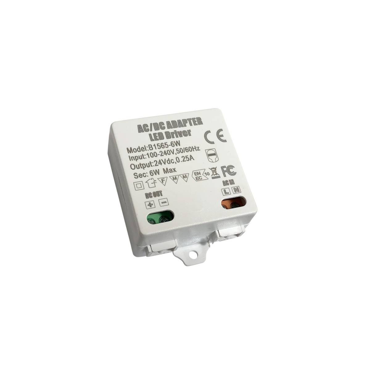 Constante voeding 24V DC 6W 0,25A 100-240V