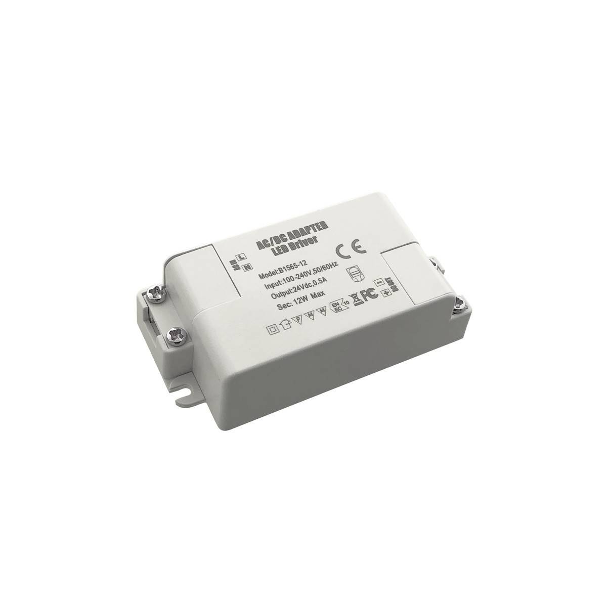 Voeding 24V DC 12W 0,5A 100-240V