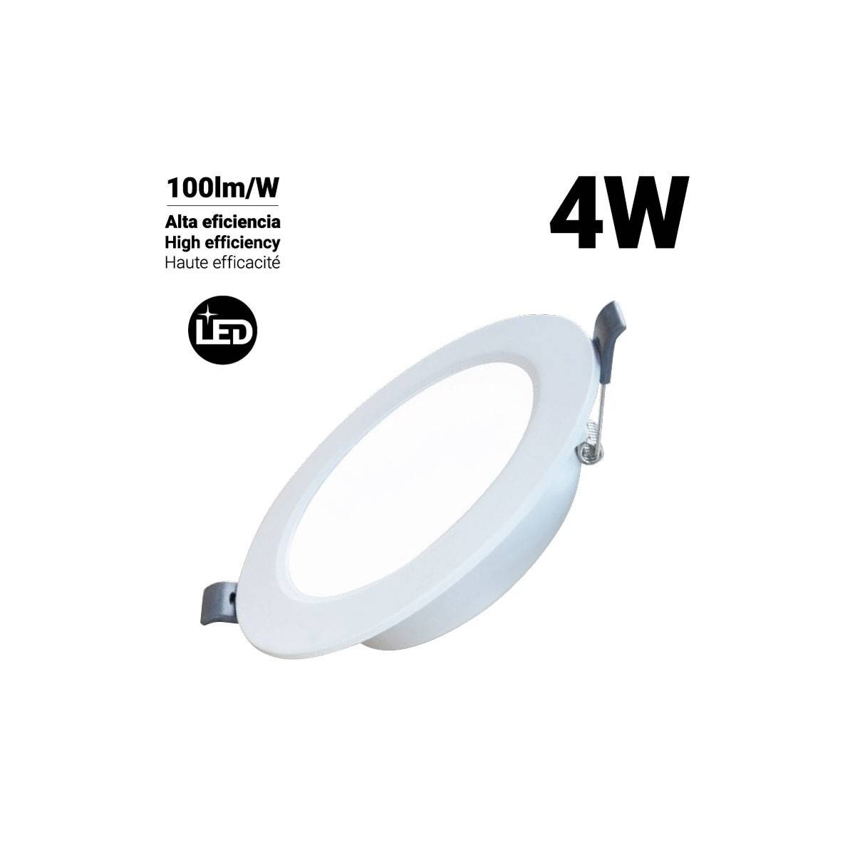 LED DOB ronde inbouwspot 4W Ø77mm