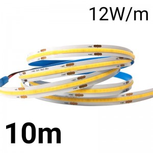 COB LED Strip 24V-DC 12W/m IP20 10mm - Rol van 10 meter