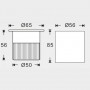 LED grondinbouwspot 4,5W 100-240V-AC IP67