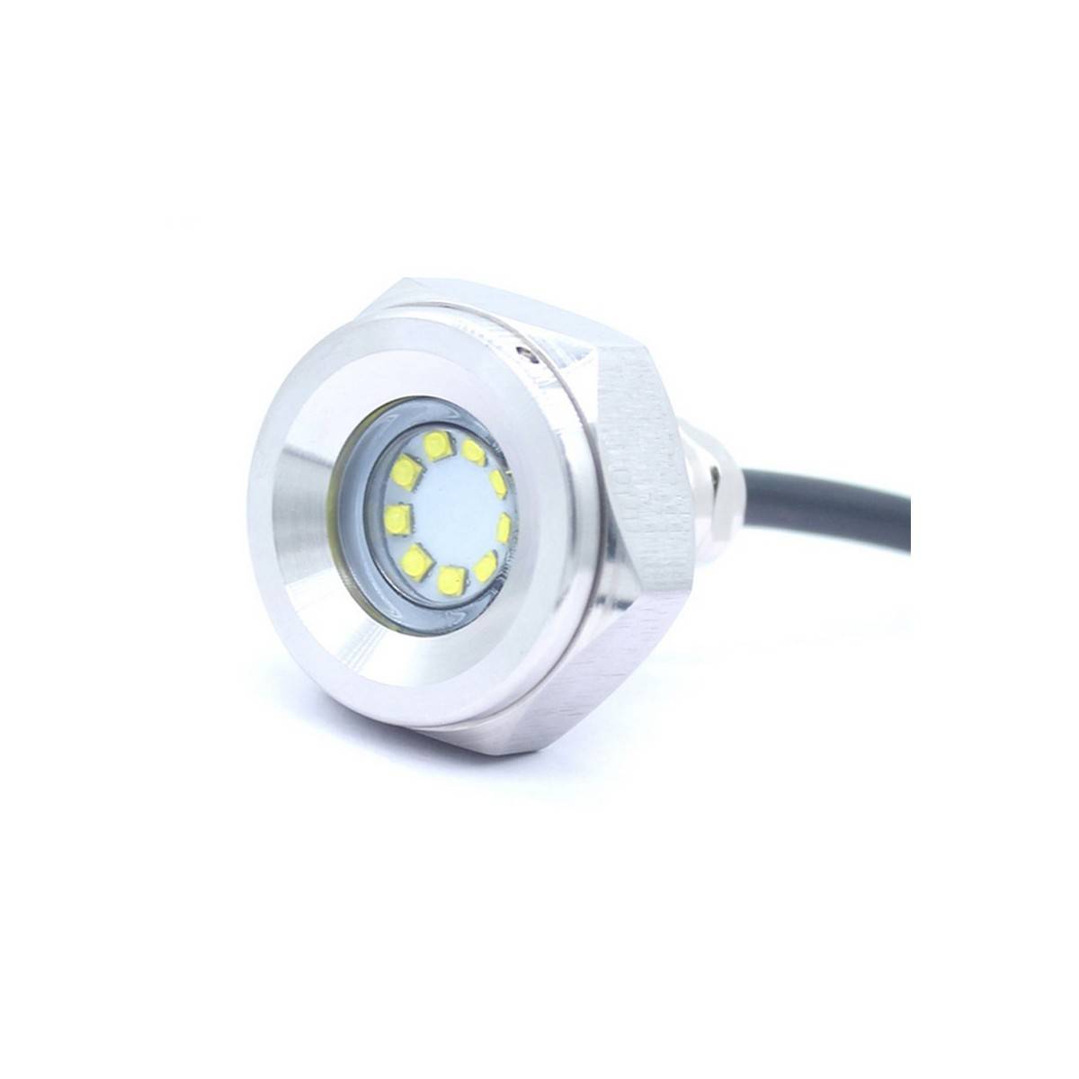 Verzonken RGB LED-licht voor afvoerplug in boten 27W 12V roestvrij staal 316L