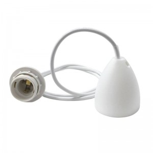 Witte hanglamp voor E27 lamp