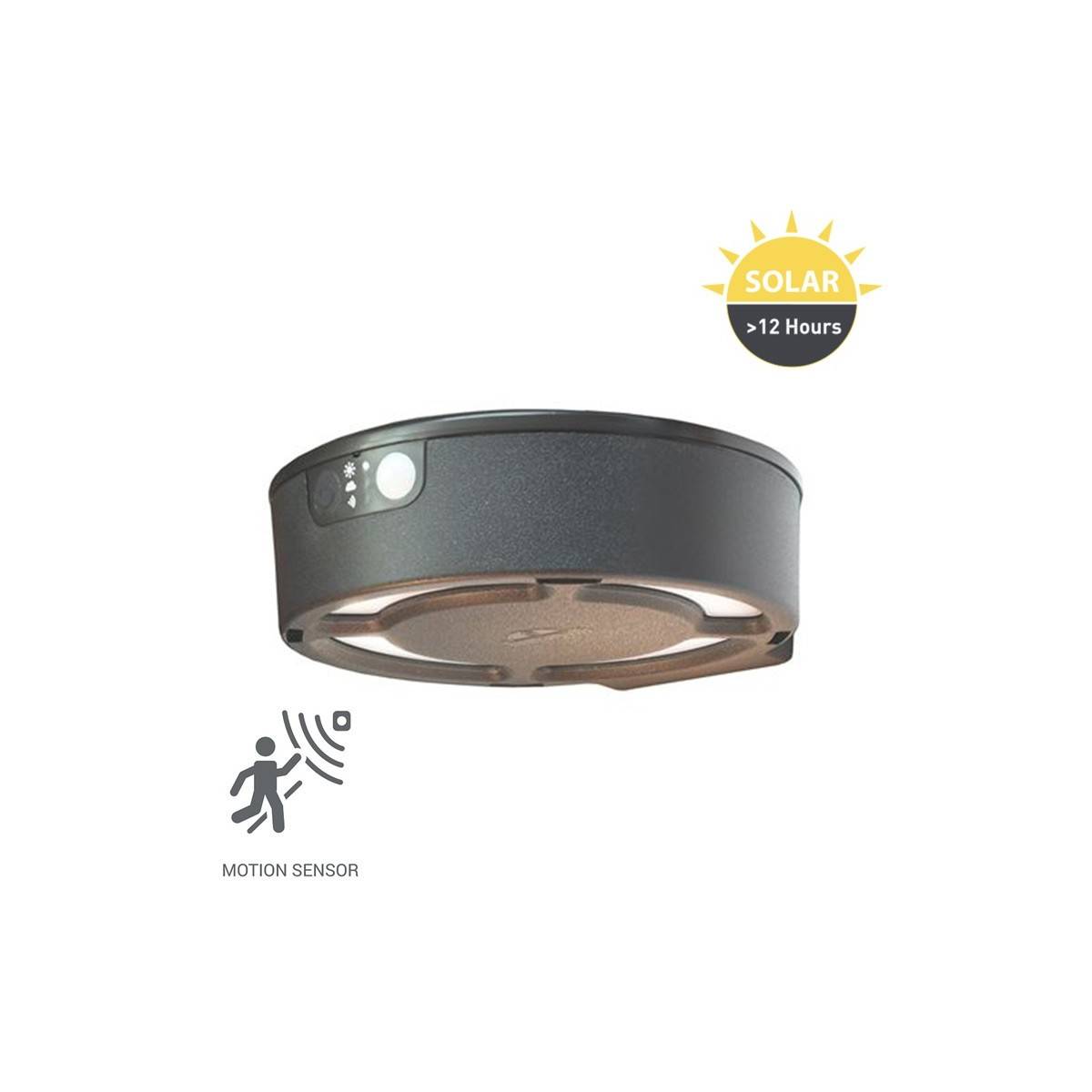 FORTUNATO FUMAGALLI Wandlamp op zonne-energie met sensor en CCT