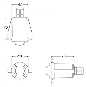 TERESA 2L FUMAGALLI LED-inbouwspot TERESA 2L