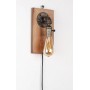 wandlamp metaal hout