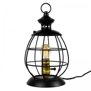 Cage tafellamp en hanglamp "Boose" G45 amber inbegrepen