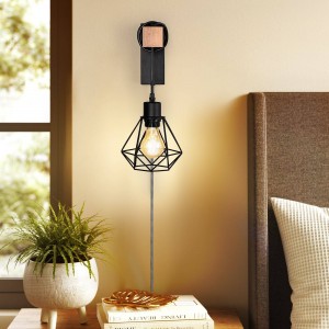 industriële wandlamp