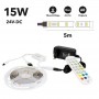 Alexa/Google Home WiFi RGB muziek LED strip kit met bron, afstandsbediening en controller