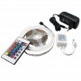 5 m RGB LED-stripkit met voeding, afstandsbediening en controller