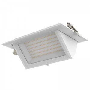 Rechthoekige LED-inbouwspot - Kantelbaar - CCT 38W - Wit - 120° LIFUD-driver