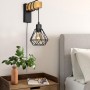 Kooi-wandlamp met schakelaar en stekker "RODEN".