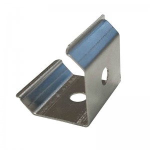 Metalen klem 45º voor aluminium profiel 18x12mm (1pc)