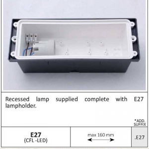 Fumagalli LETI 300 E27 6W LED inbouwspot